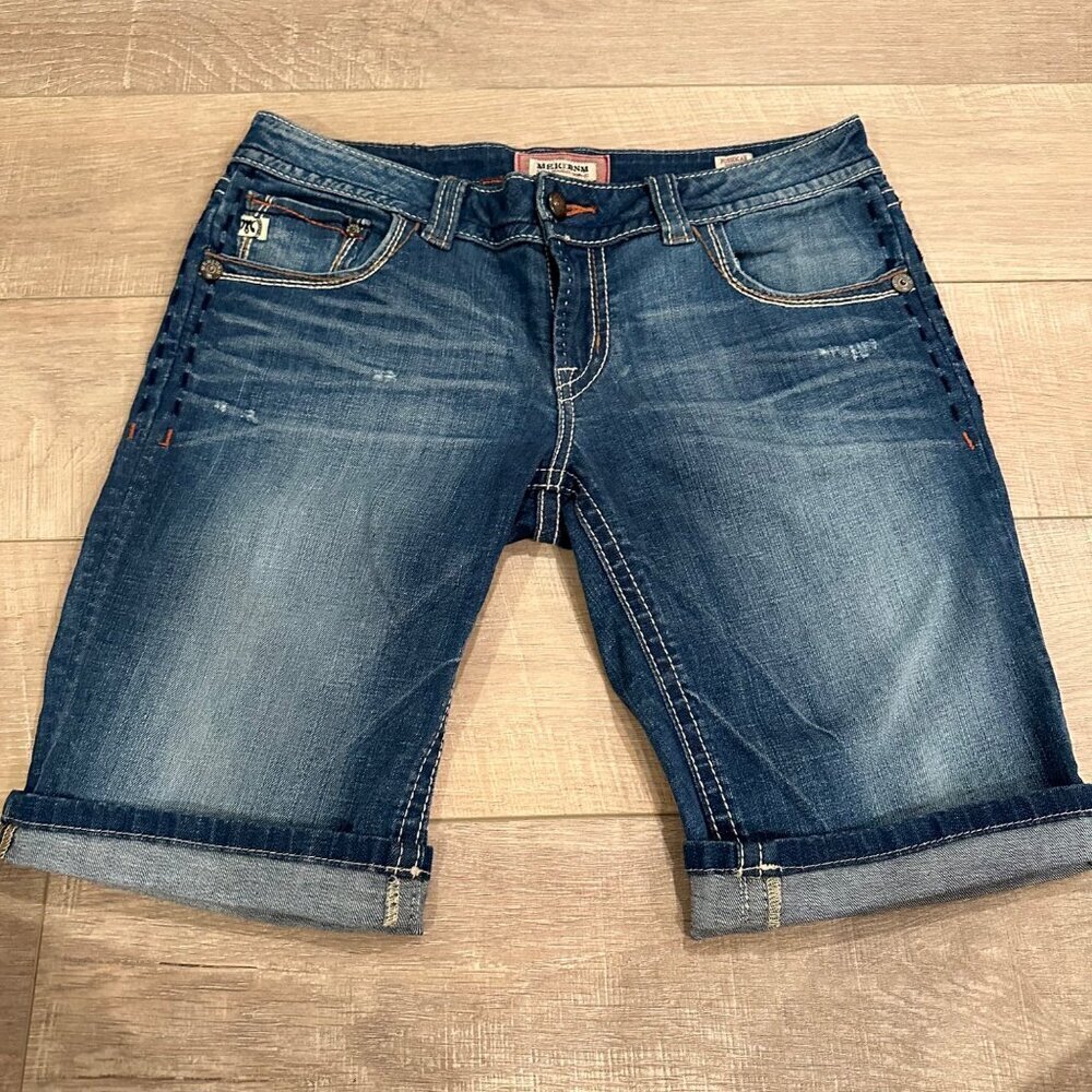 MEK DNM USA WOMENS DENIM PUSHKAR JORTS SHORTS SIZE 30